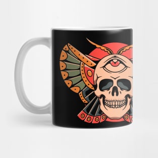 skull butterfly tattoo Mug